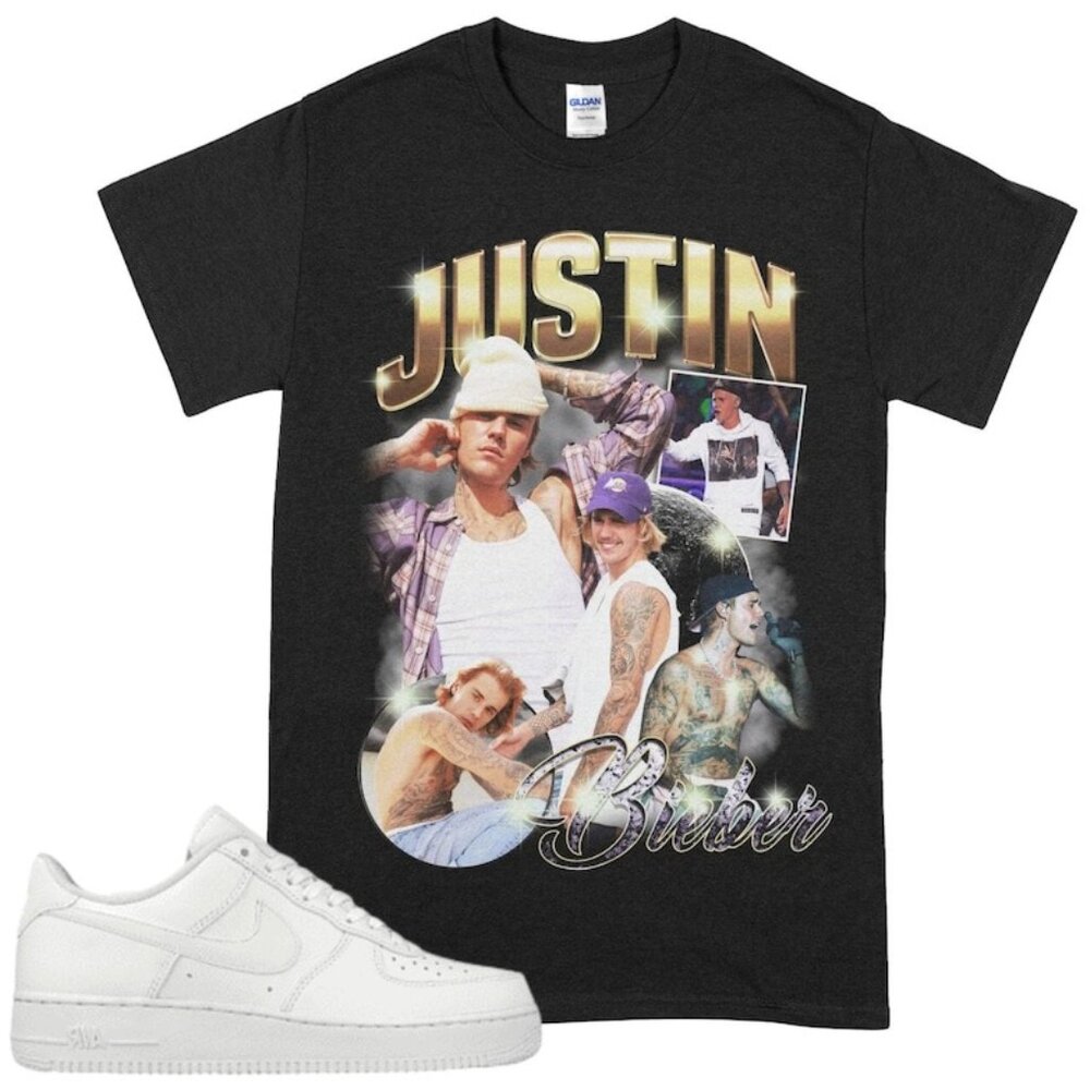 Justin Bieber Unisex Shirt Vintage Style Concert Tee 99